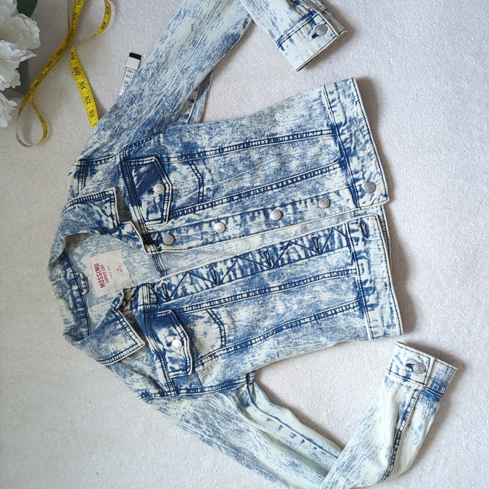 Mossimo Acid Wash Denim Jacket Retro S